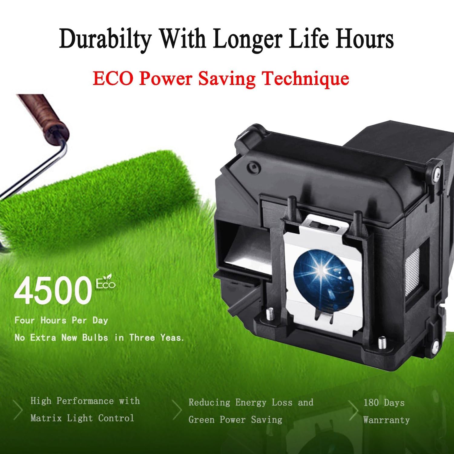Home Cinema Epson - مصباح بديل ELP68 لأجهزة العرض Epson-ELPLP68-PowerLite-Home-Cinema