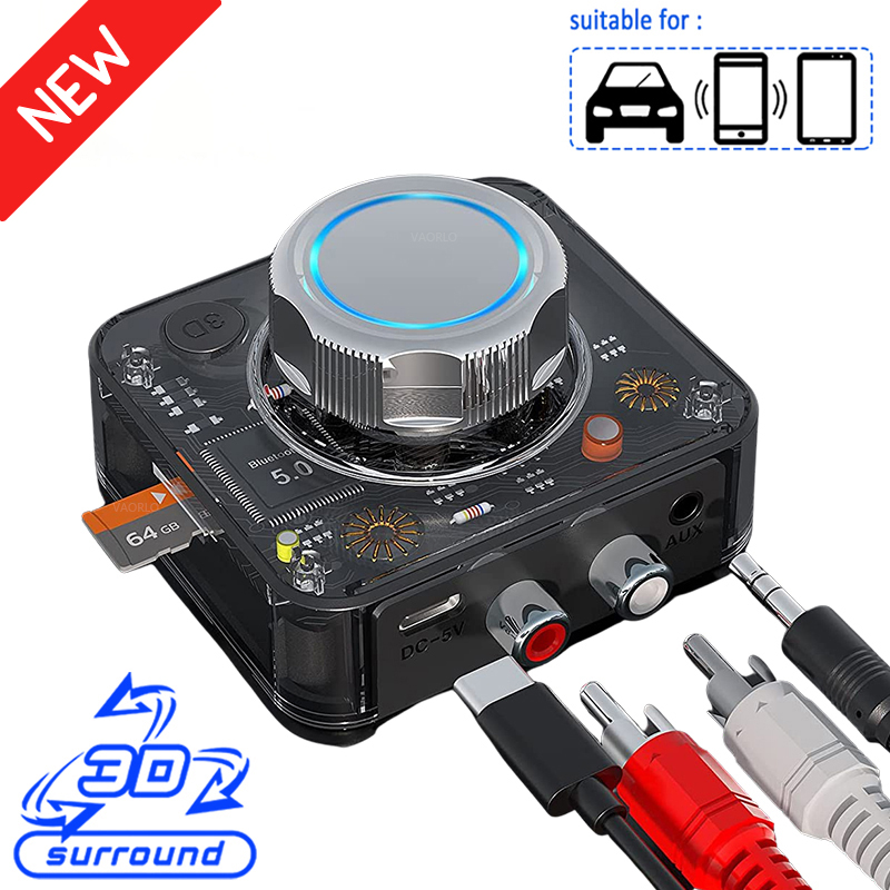 Home Cinema Bluetooth 5.1 - بلوتوث 5.0 استقبال الصوت ثلاثية الأبعاد