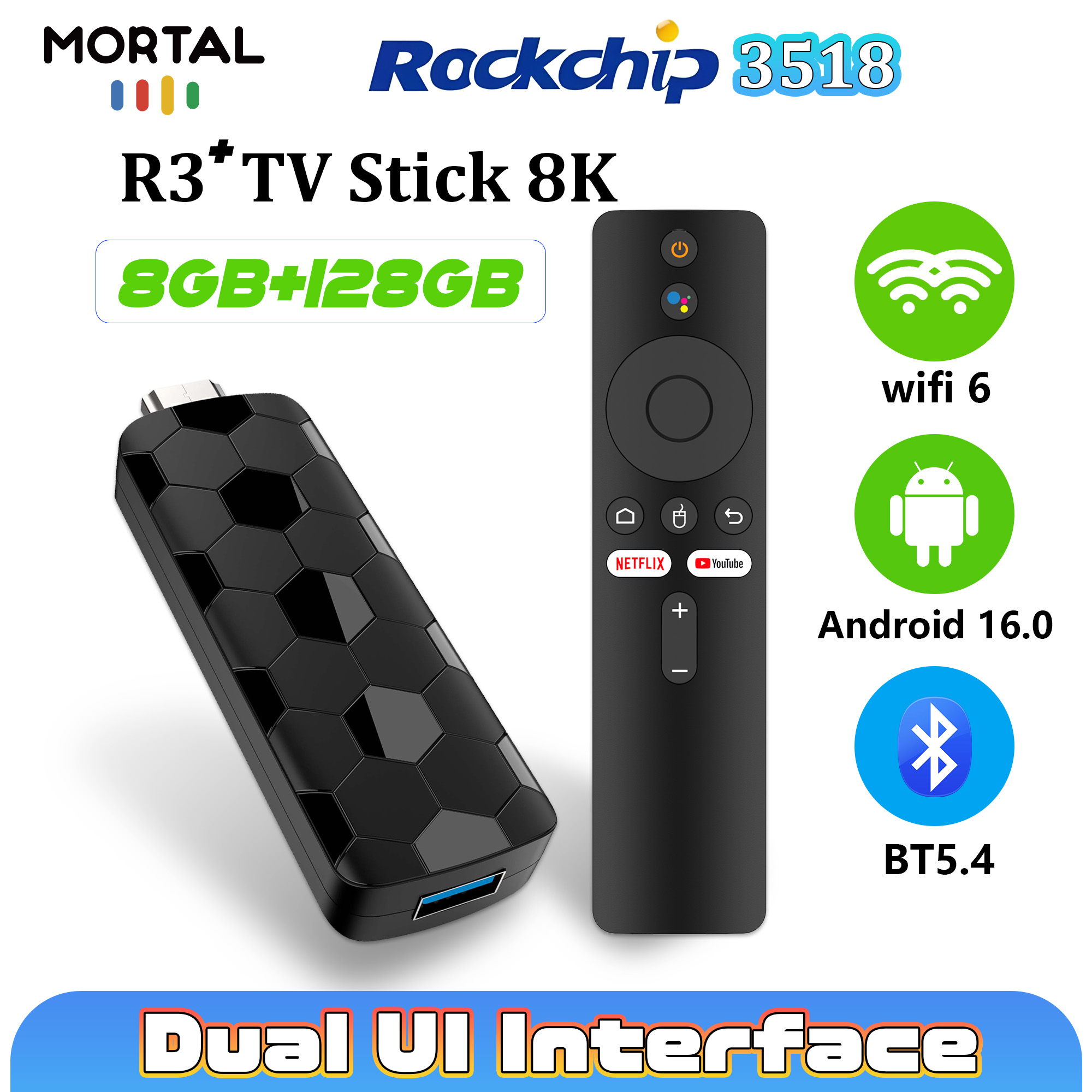 Home Cinema Complet - جهاز Mortal R3+ TV Stick يعمل