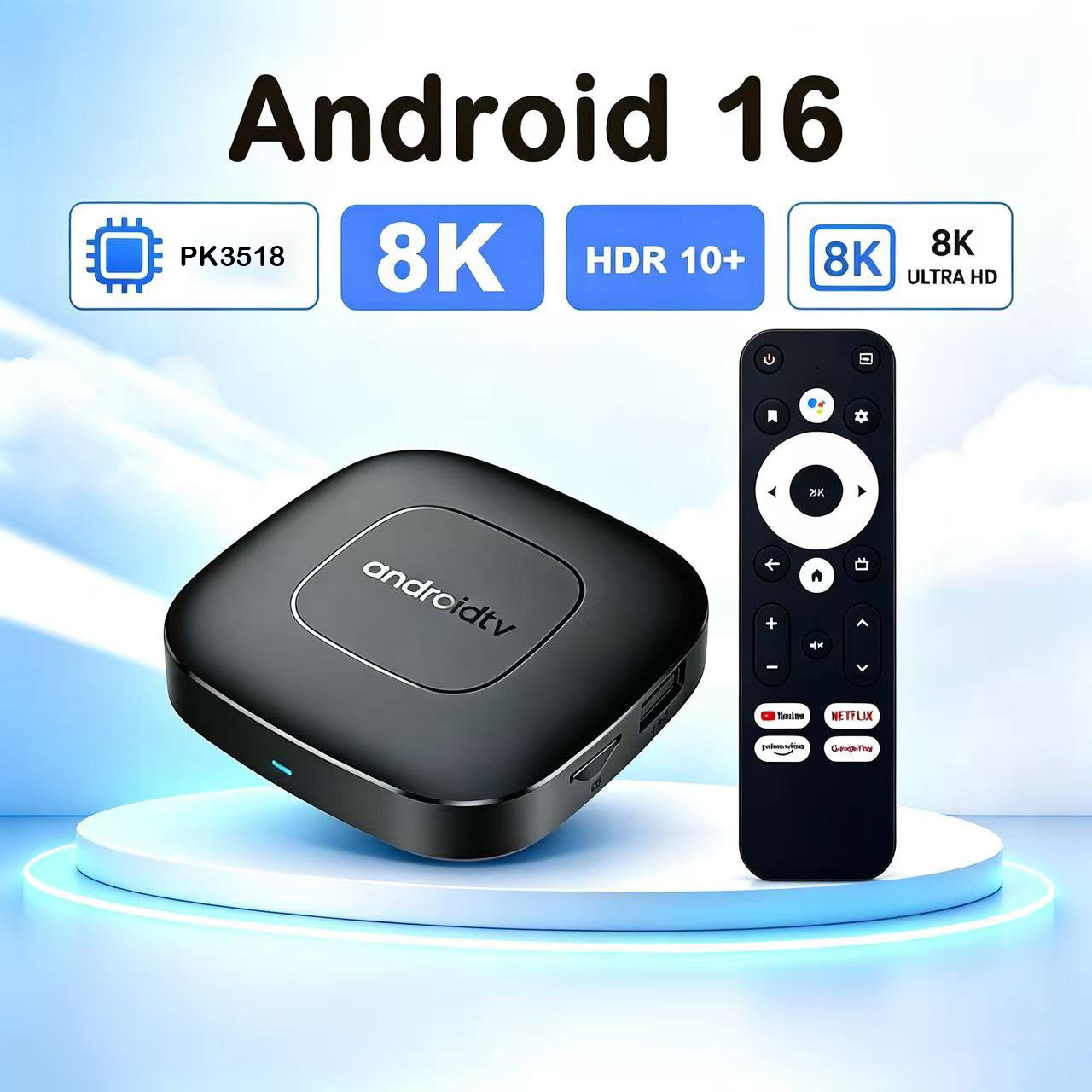 Home Cinema Google - جهاز أندرويد 16 الذكي لتلفزيونات 8