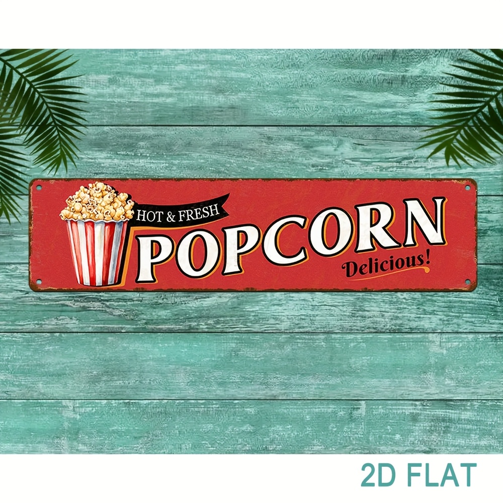 Home Cinema Wall Design - لافتة فشار من الألومنيوم بتصميم عتيق،