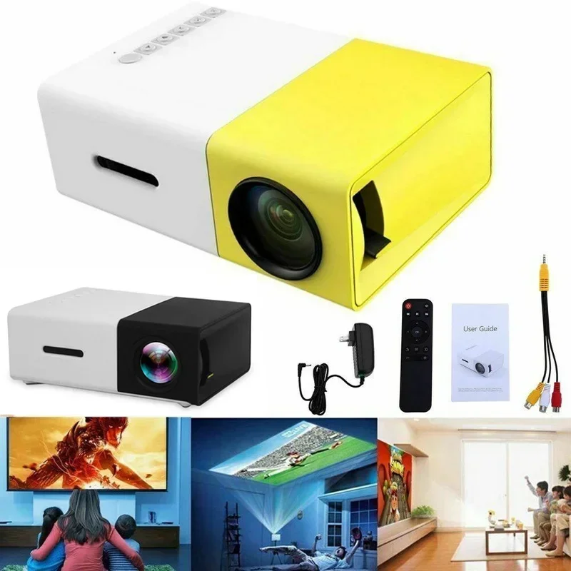 Home Cinema Media Player - جهاز عرض LED صغير جديد YG300