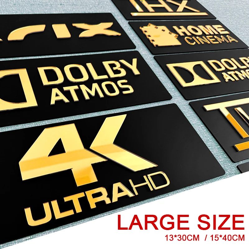 Home Cinema Dts X - لافتات المسرح المنزلي HOME CINEMA، لافتات