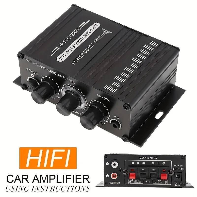Audio Home Cinema - مكبر صوت صغير AK-270 بقوة 400