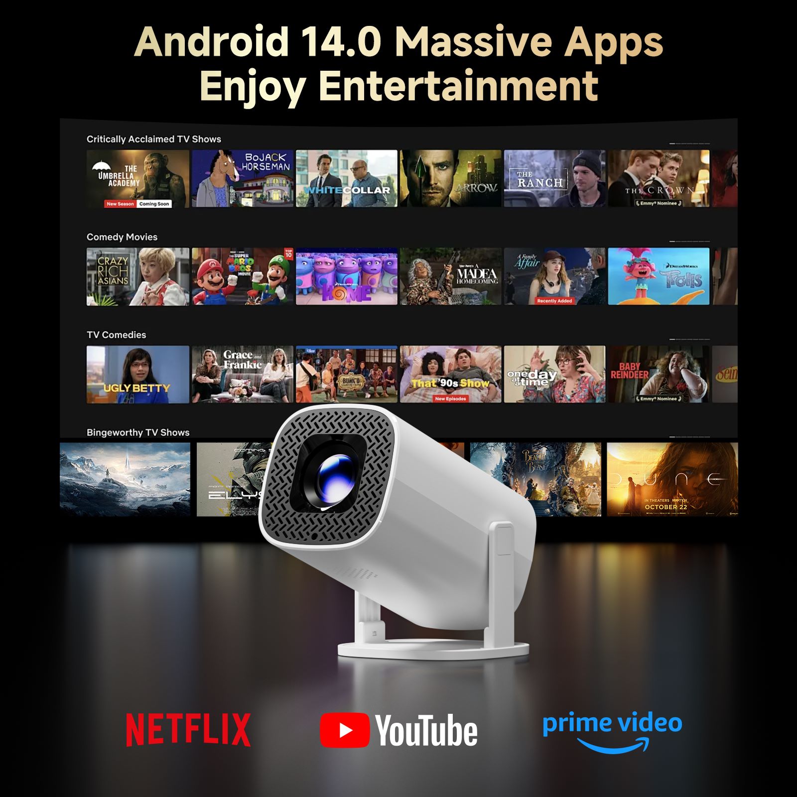 HONGTOP P30PRO جهاز عرض صغير ذ - مراجعة Home Cinema Setup وسعره