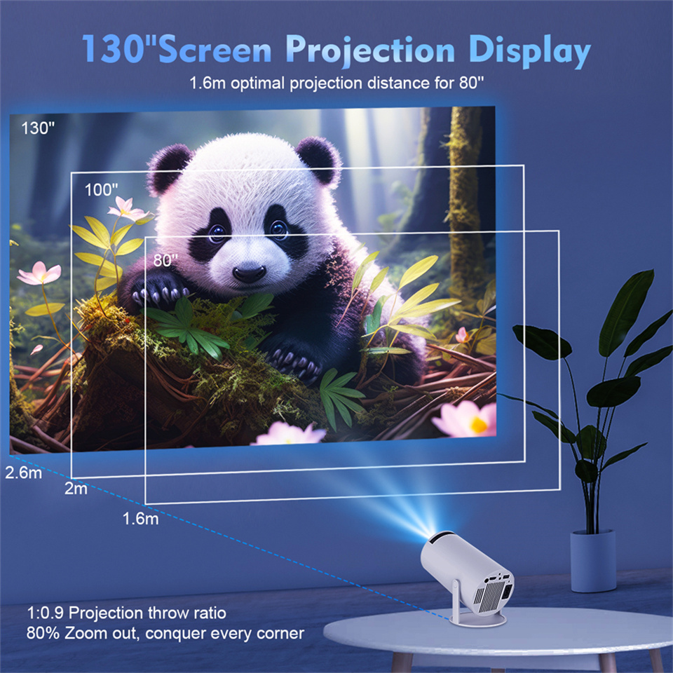 جهاز عرض HY300 الجديد لعام 202 - مراجعة Home Cinema Setup وسعره
