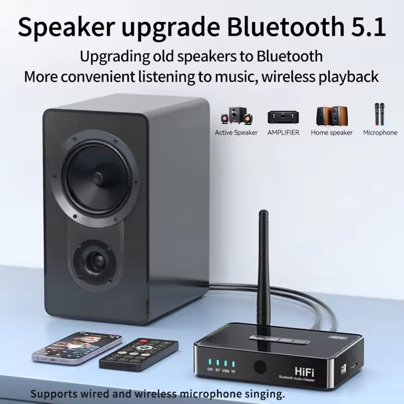 جهاز استقبال بلوتوث NFC 6.5 مم - مراجعة Home Cinema Bluetooth 5.1 وسعره