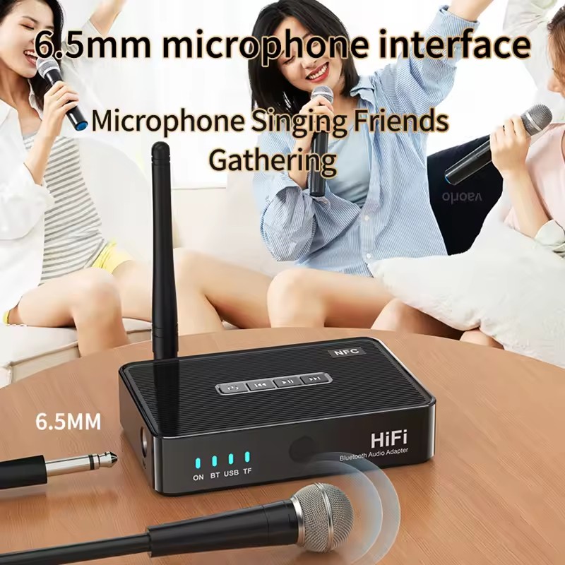 جهاز استقبال بلوتوث NFC 6.5 مم - مراجعة Home Cinema Bluetooth 5.1 وسعره