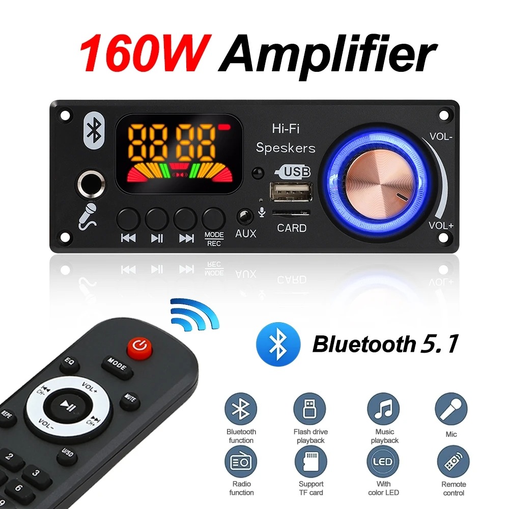 بلوتوث 5.1 MP3 فك مجلس 2*80 وا - مراجعة Home Cinema Bluetooth 5.1 وسعره
