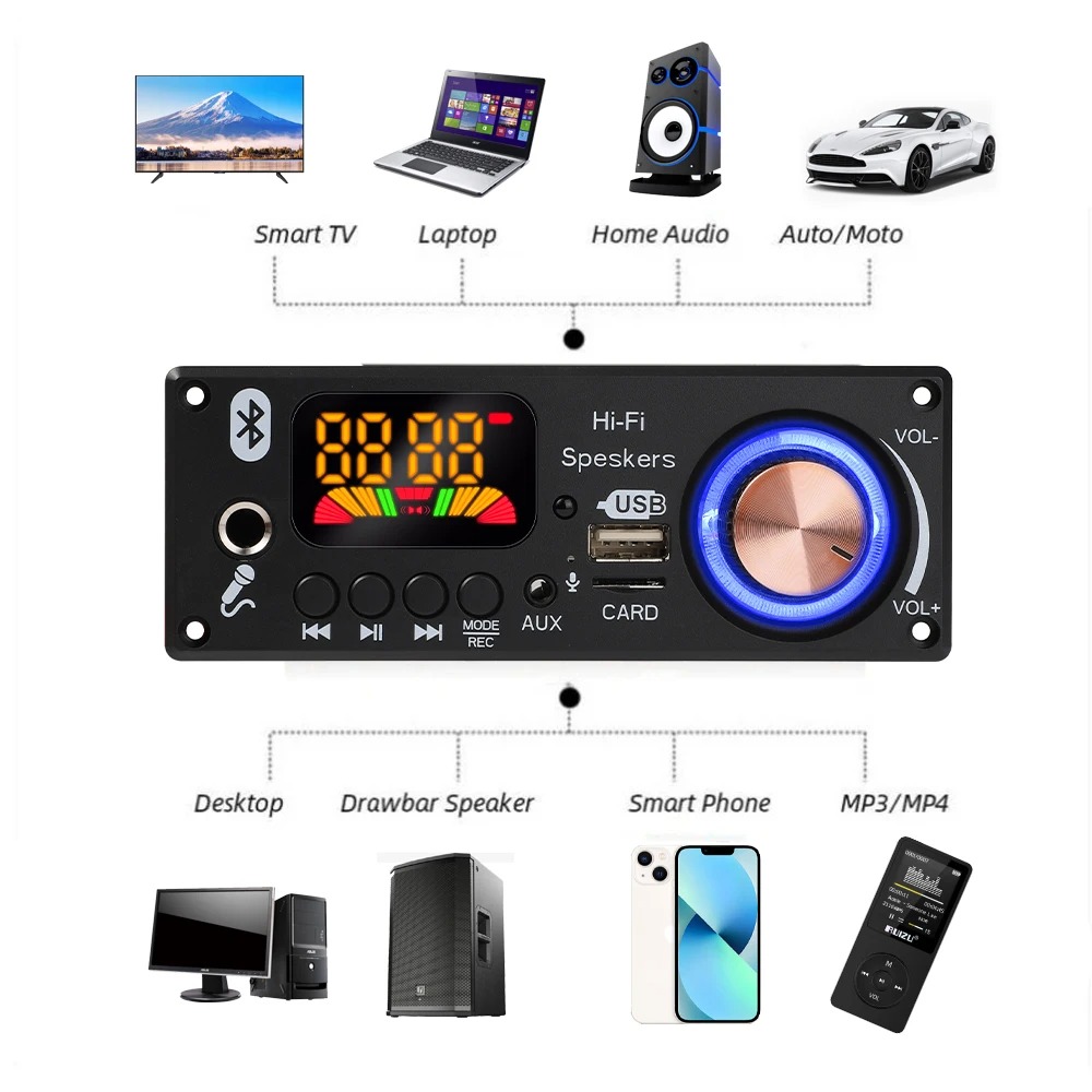 بلوتوث 5.1 MP3 فك مجلس 2*80 وا - مراجعة Home Cinema Bluetooth 5.1 وسعره