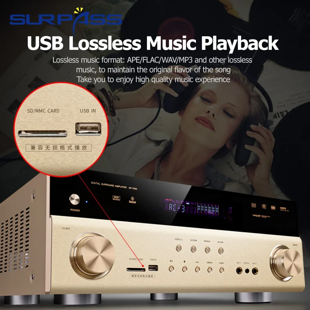 مضخم الصوت للمسرح المنزلي 6 قن - مراجعة Home Cinema Bluetooth 5.1 وسعره