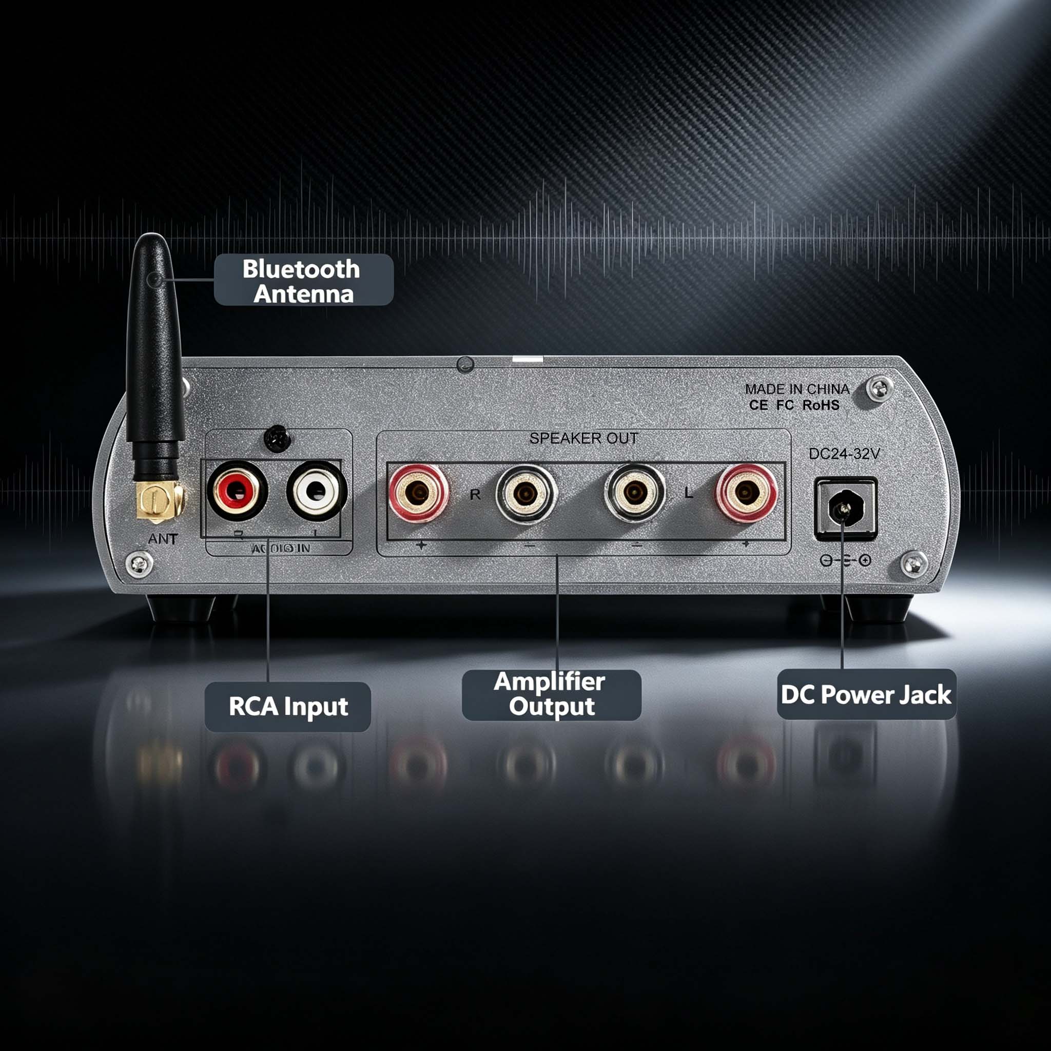 مضخم صوت رقمي YJCO TPA3223 بقو - مراجعة Home Cinema Bluetooth 5.1 وسعره