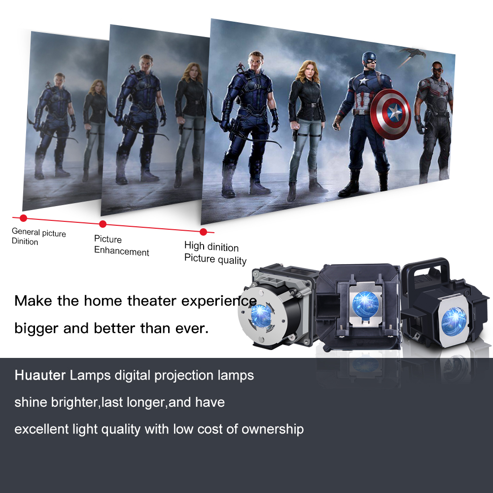 ELPLP39 V13H010L39 استبدال الم - مراجعة Home Cinema Epson وسعره