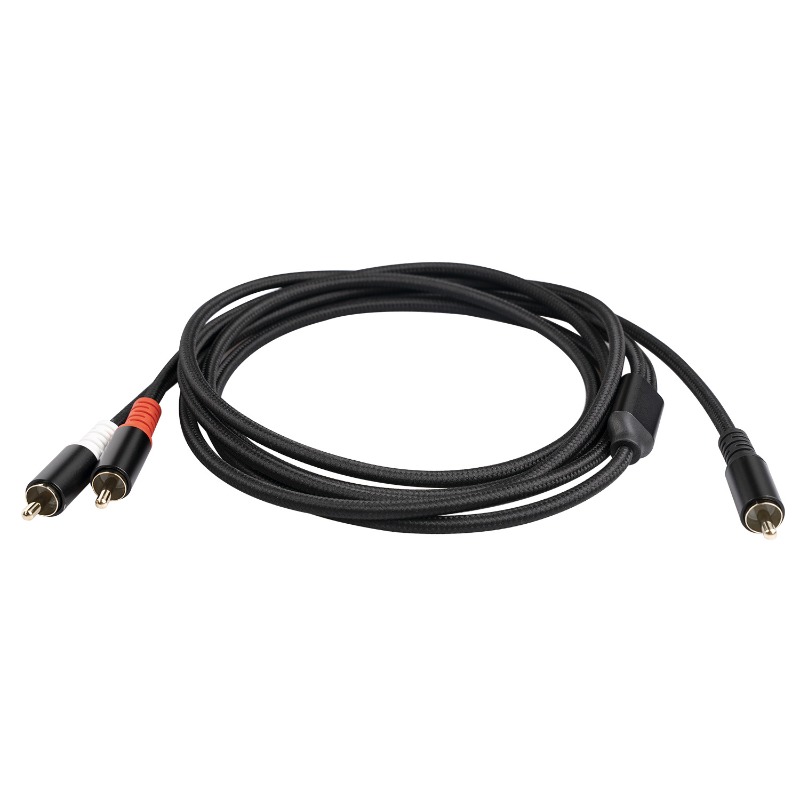 1/2/3M 1 RCA ذكر إلى 2 RCA ذكر - مراجعة Audio Home Cinema وسعره