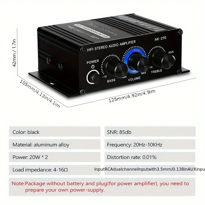 مكبر صوت صغير AK-270 بقوة 400  - مراجعة Audio Home Cinema وسعره